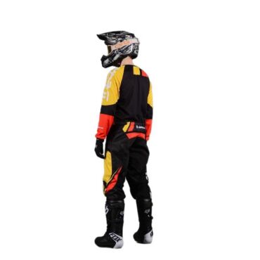 Grom Штаны кроссовые Race Red Yellow - миниатюра 1