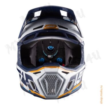 Мотошлем Moto 8.5 V24 - Инк - Синий - миниатюра 3