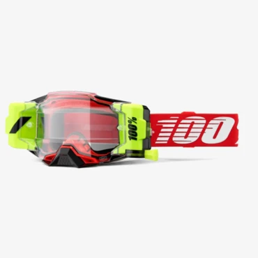 Очки 100% Armega FORECAST Goggle Red - Clear Lens - миниатюра 1
