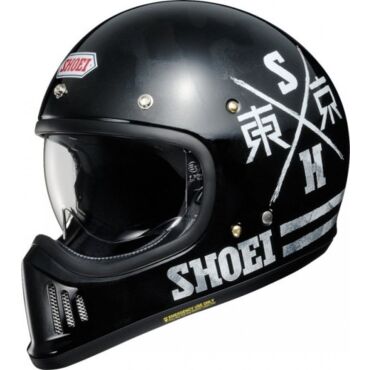 SHOEI Мотошлем EX ZERO XANADU черно белый TC 5 - миниатюра 2