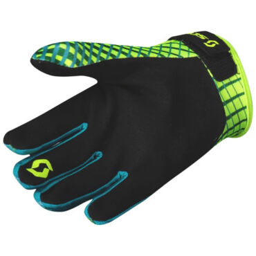 Scott Перчатки 350 Fury green yellow - миниатюра 1