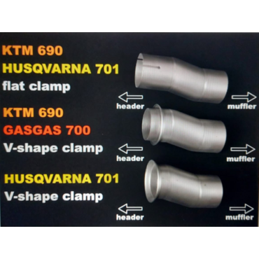 Wings Titanium Mufflers прямоточный титановый выхлоп (silver)  690 R / SMC ( 09 - 13 ) - миниатюра 2