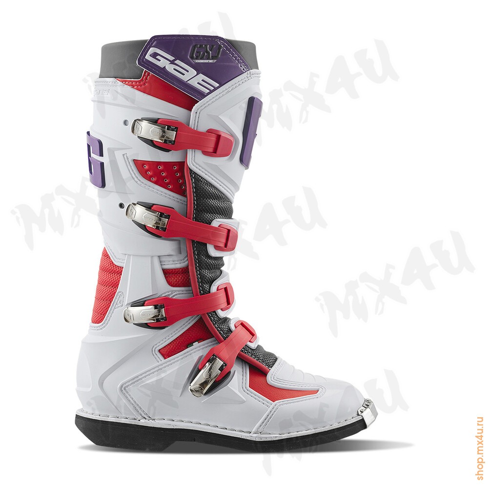 Мотоботы детские GXJ White Red Purple - фото 2