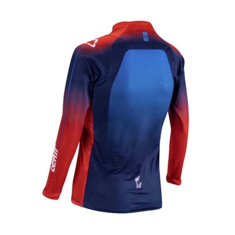 Leatt Джерси подростковая Moto 4.5 Stealth Royal Blue Red - фото 3