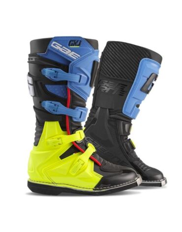 Gaerne Мотоботы детские женские GXJ Black Blue Fluo Yellow