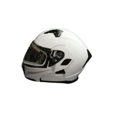 AiM Шлем модуляр JK906 с эл. подогревом White Glossy - миниатюра 4