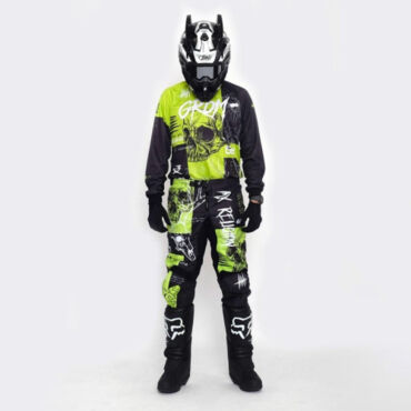 Grom Джерси подростковая MX Religion lime - миниатюра 1
