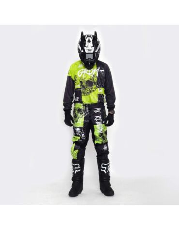 Grom Джерси подростковая MX Religion lime