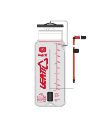 Leatt Гидропак Flat Cleantech Bladder Pack 3L Translucent 2024