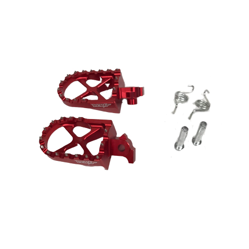 Подножки алюминиевые Apollo AM RACING red
