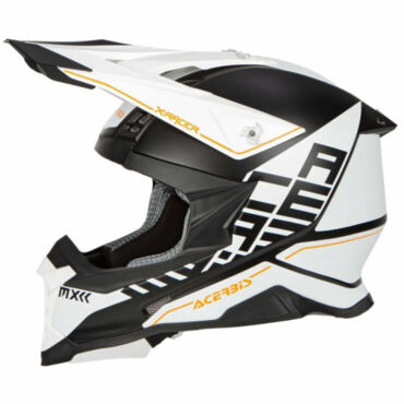Acerbis Шлем кроссовый X Racer VTR White Black - миниатюра 5