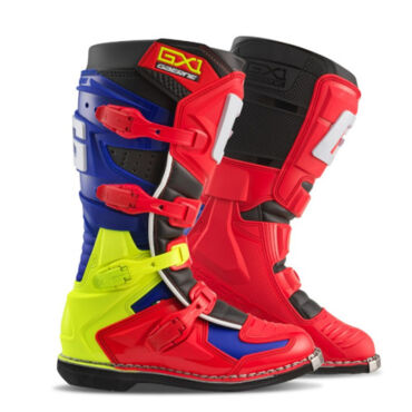 Gaerne Мотоботы GX 1 Goodyear Red Blue Black Yellow - миниатюра 3