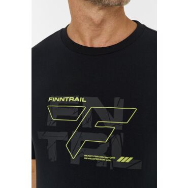 Футболка FINNTRAIL Big Logo 6720 Black - миниатюра 4