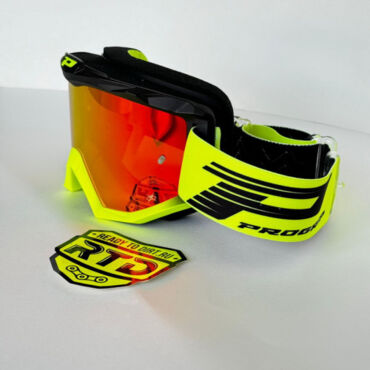 Очки Progrip Atzaki Black Yellow (красная зеркальная линза 3248C с защитой от царапин) 3201 194 FL - миниатюра 2