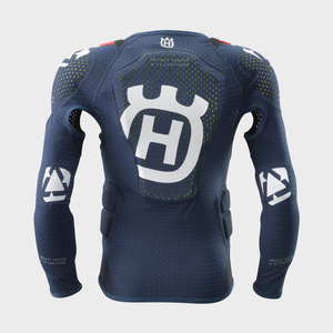 Защита на сетке подростковая Leatt 3DF Airfit Body Husqvarna, blue (L XL, Детская) - миниатюра 2
