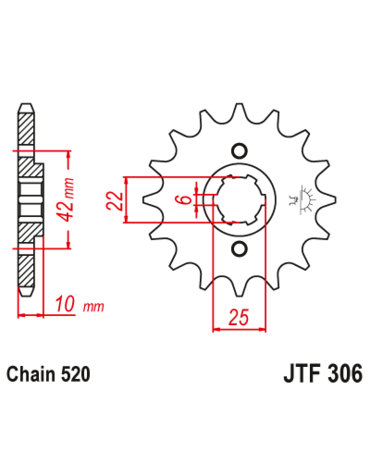 Звезда ведущая JTF306.15