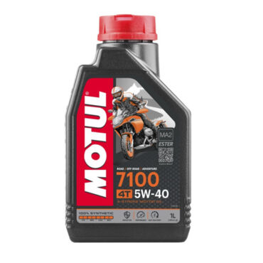Моторное масло MOTUL 7100 Ester 4T 5W40 1 литр (100% синтетика) - миниатюра 1