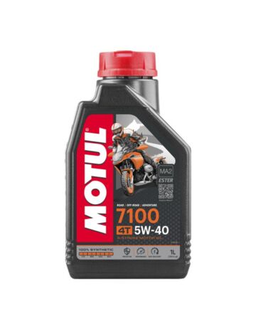 Моторное масло MOTUL 7100 Ester 4T 5W40 1 литр (100% синтетика)