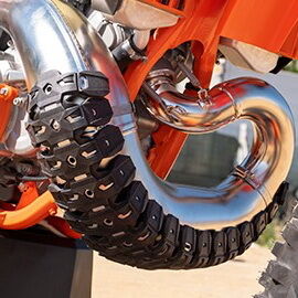 Защита глушителя 2Т универсальная Armadillo Pipe Guard - миниатюра 6
