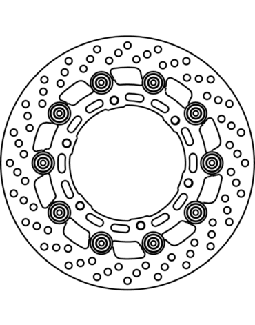Диск тормозной передний Yamaha XJ600 98 03, R6 99 02, TDM900 02 08, XV950 14 18, Fazer 1000 01 05, R1 98 03