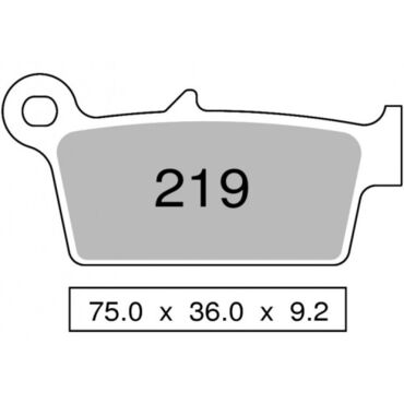 Колодки дискового тормоза Trofeo Sintered 219 (LMP204, FDB539) - миниатюра 1