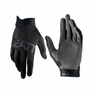 Перчатки кросс Leatt 1.5 GripR черные M - миниатюра 1