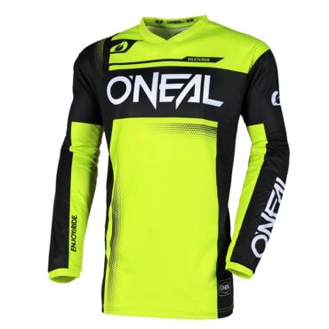 Oneal Джерси Element Racewear V.25 желтый черный - миниатюра 1
