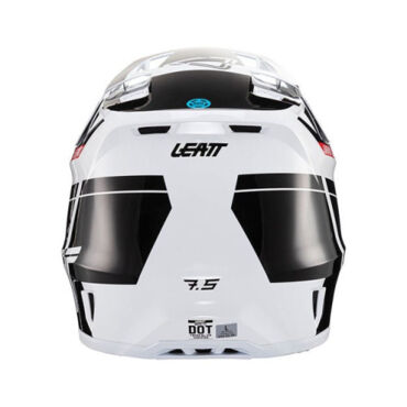 Leatt Шлем кроссовый Moto 7.5 V24 Черно белый - миниатюра 3