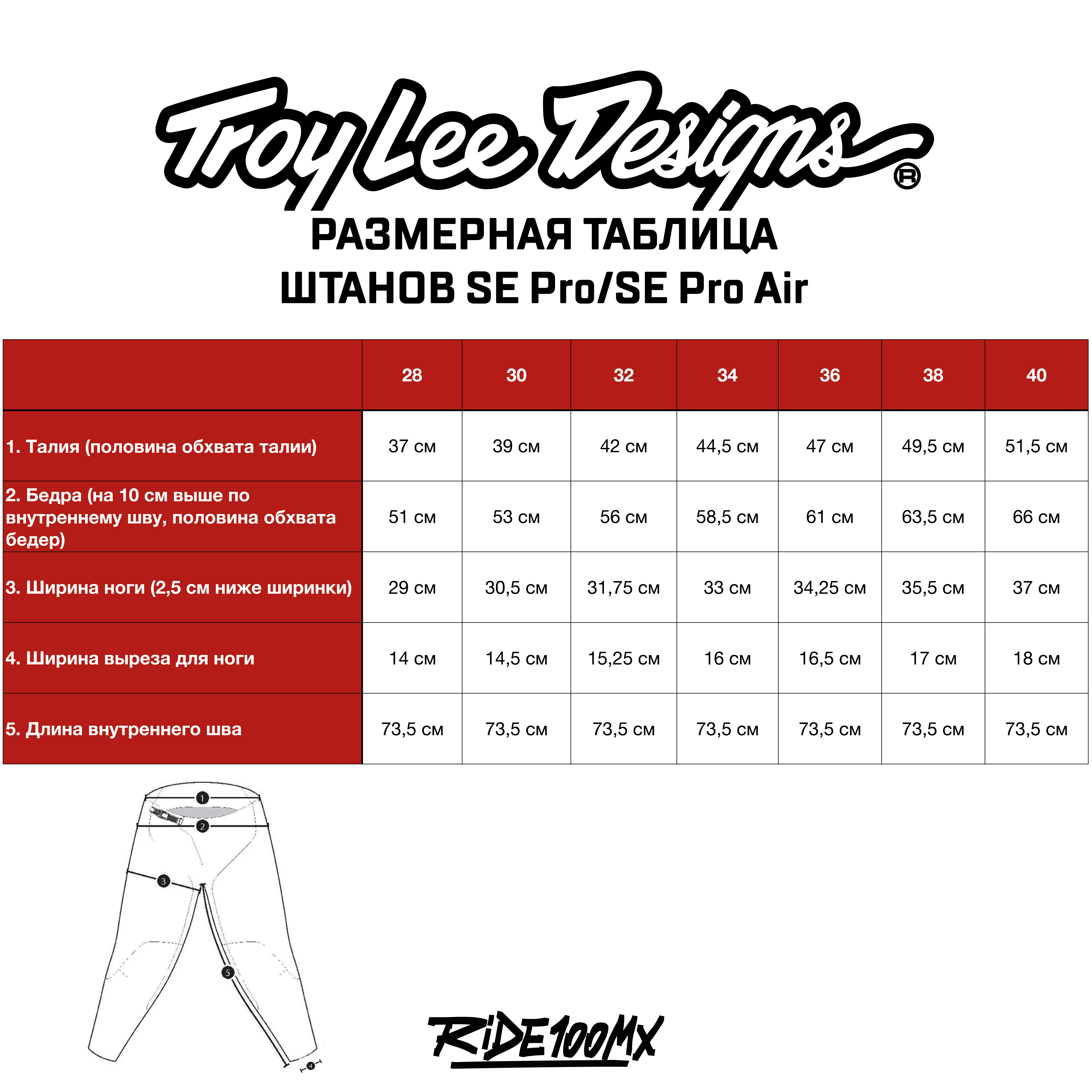 Мотоштаны Troy Lee Designs SE Pro Pant Pinned Black M - фото 2