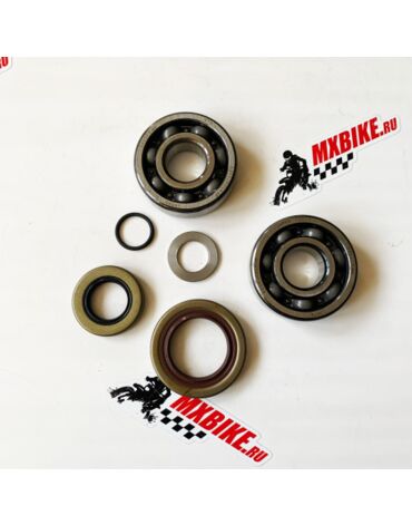Комплект подшипников коленвала с сальниками KTM 65SX 09- / Husqvarna TC65 17- / GasGas MC65 21-