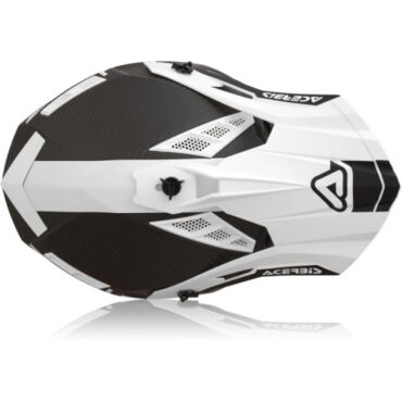 Acerbis Шлем Steel Carbon White Black - миниатюра 2