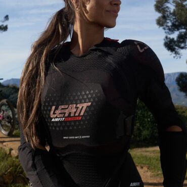 Leatt Защитный панцирь женский Body Protector 3DF AirFit Evo V26 Black - миниатюра 3