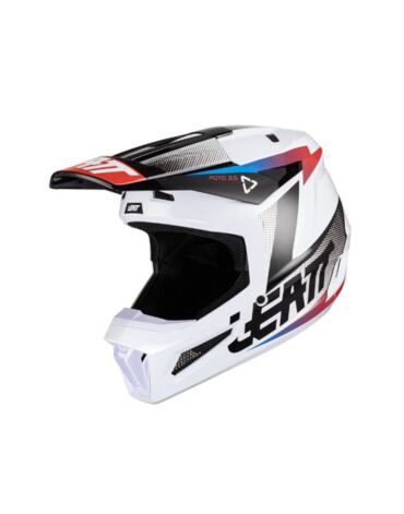 Leatt Шлем кроссовый Moto 2.5 Helmet Black White 2024