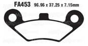 Комлект усиленных колодок Puller FA 453 переднего суппорта CF MOTO (9010 080810) - миниатюра 1