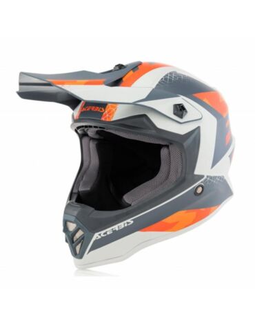Acerbis Шлем детский IMPACT STEEL JUNIOR Orange Grey