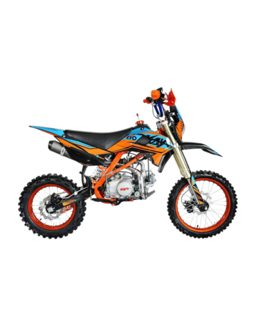 Питбайк KAYO EVOLUTION YX125EM 17 14 KRZ (механ. сцепл., эл. стартер)