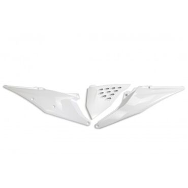 Номерные боковины UFO KT05004 047 KTM SX 2019 2022, EXC 2020 2023 белые - миниатюра 1