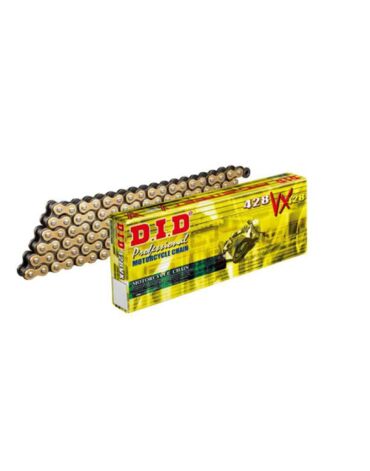 Цепь 428VX G&B X Ring золотая 136