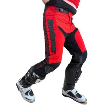 Fasthouse Брюки Grindhouse Pant Red Black - миниатюра 3