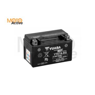 Мотоциклетная аккумуляторная батарея Yuasa Maintenance Free VRLA YTX7A BS(CP), 6 Ач - миниатюра 1