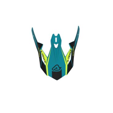 Козырек Acerbis для шлема X TRACK 22 06 Green Black - миниатюра 1