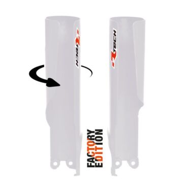 Защита вилки 360 белая KTM SX SX F 23-; EXC EXC F 24- / Husqvarna TC FC 23- ; TE FE 24- / GasGas MC MC F 23- ; EC EC F 24- - миниатюра 1