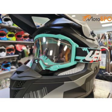 Маска кросс Leatt 4.5 SNX Fuel Clear 83% - миниатюра 3