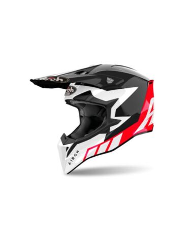 Шлем кроссовый Airoh Wraaap Reloaded, red gloss (L, Взрослая  Кросс эндуро)