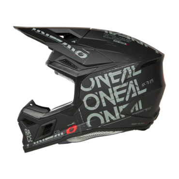 Oneal Шлем кроссовый 3Series Static черный серый - миниатюра 4