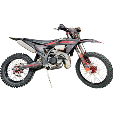 Кроссовый мотоцикл Zuumav K9 MT300 2T 21 18 чёрно оранжевый - миниатюра 1