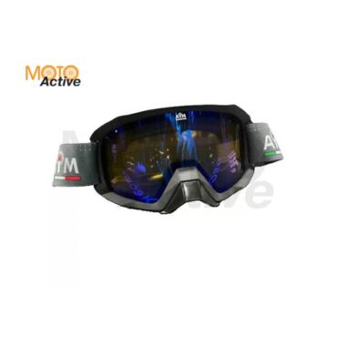 Очки снегоходные с двойной линзой AiM (PRO) 186 100 Black Matt - миниатюра 1