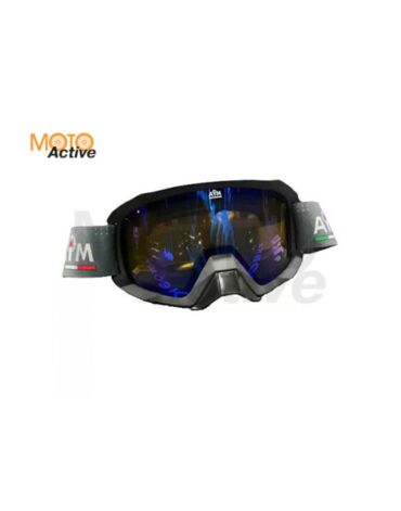 Очки снегоходные с двойной линзой AiM (PRO) 186 100 Black Matt