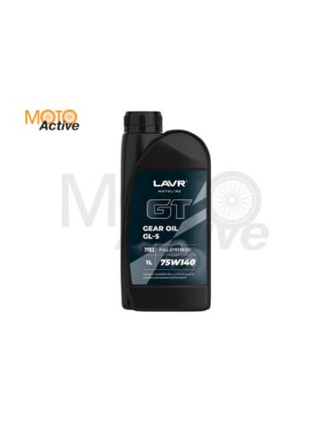 Трансмиссионное масло GT GEAR OIL 75W140 GL5 LAVR MOTO, 1 л