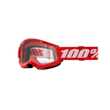 100% Очки подростковые Strata 2 Junior 2024 Red / Clear - миниатюра 1